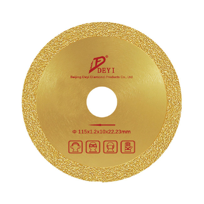 115mm PVC Elmas Testere Aletleri Porselen Karo Kesme Diski Segmenti 10mm